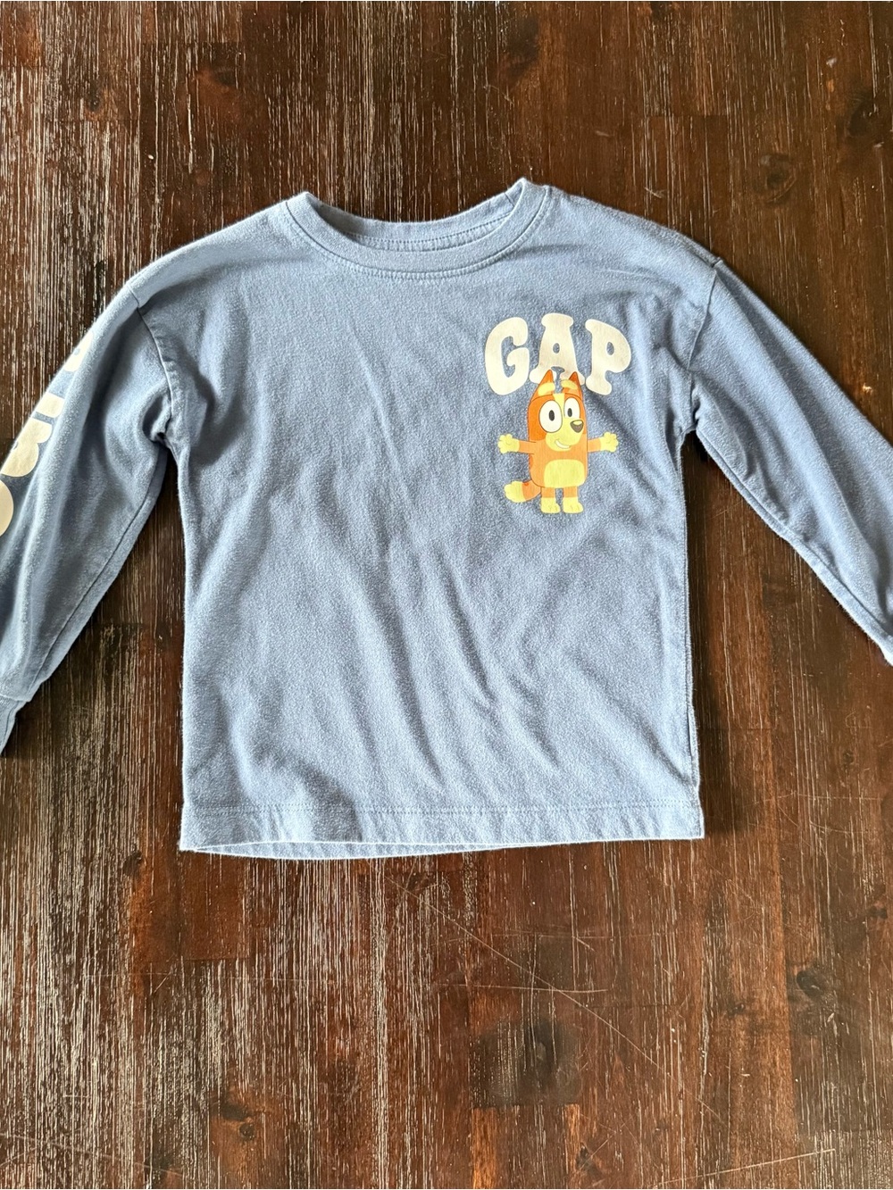 GAP Kids Blue Long-Sleeve Shirt with Bingo